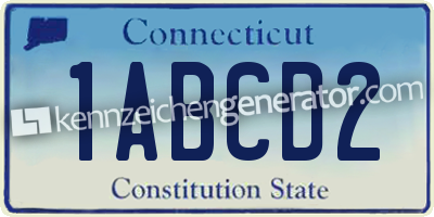 US-Kennzeichen Connecticut