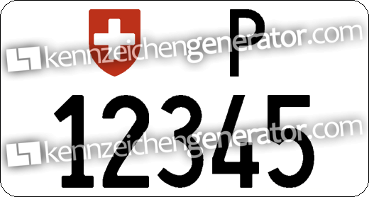 Historisches Kontrollschild Post (1963-2003) Schweiz